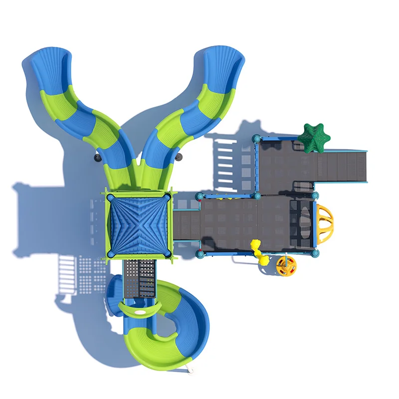 Feelkids ALT-24016CS Plastic Slide Outdoor Playground Amusement Equipment for Children's Play >500kg Capacity >10 Passengers manufacture