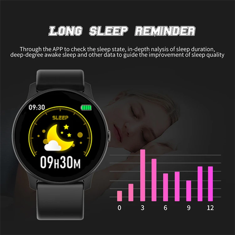 Smartwatch 2022 KW19 Fitness Tracker with Heart Rate Monitor