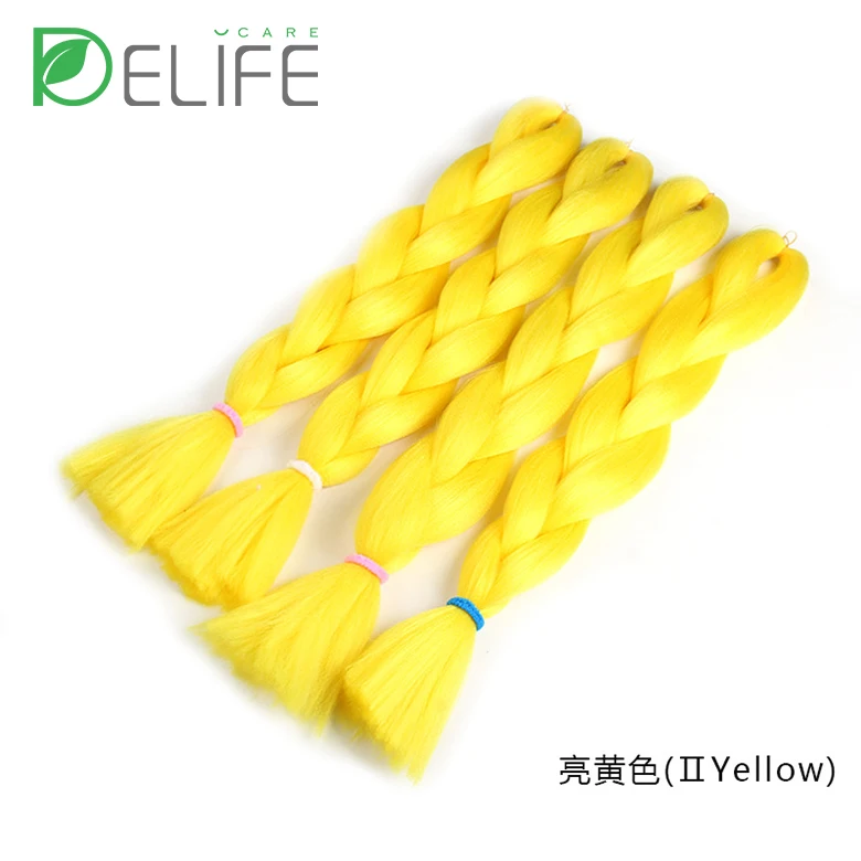 Jumbo Braids Hair Extensions Colored Braid Hair Synthetic Braid Hair Top Quality Multiple Colors