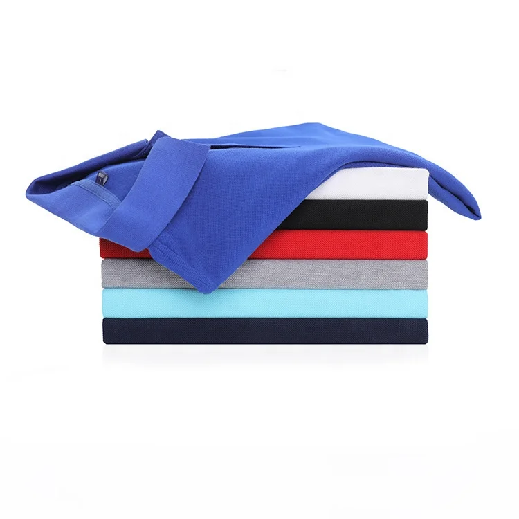 JL-82402 Silk Screen Printing Quick Dry Polyester t Shirts Wholesale Plus Size Men’s Polo Shirts White Golf Shirt Men