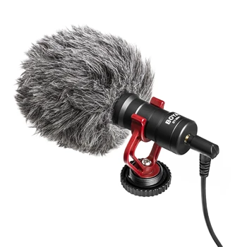 BOYA BY-MM1 Compact On-Camera Video Microphone Recording Interview Microphone for Smartphone DJI Osmo DSLR