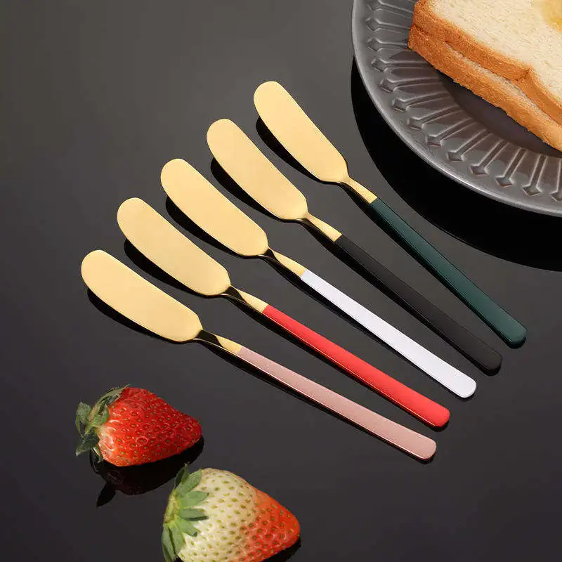 Wholesale Food Grade Dessert Cheese Spreader Tools 18/8 Stainless Steel Butter Knife