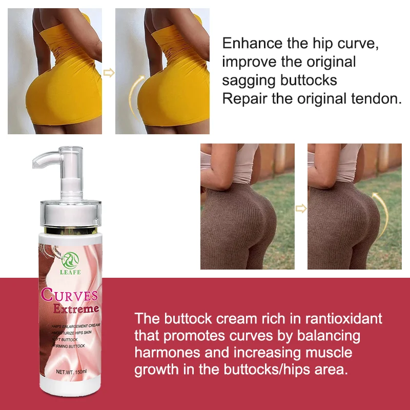 Ultimate Maca Hip up Firming Cream Curves Extreme Sexy Butt and Hip Buttock Enlargement Cream No Side Effects Hip Lift up Cream