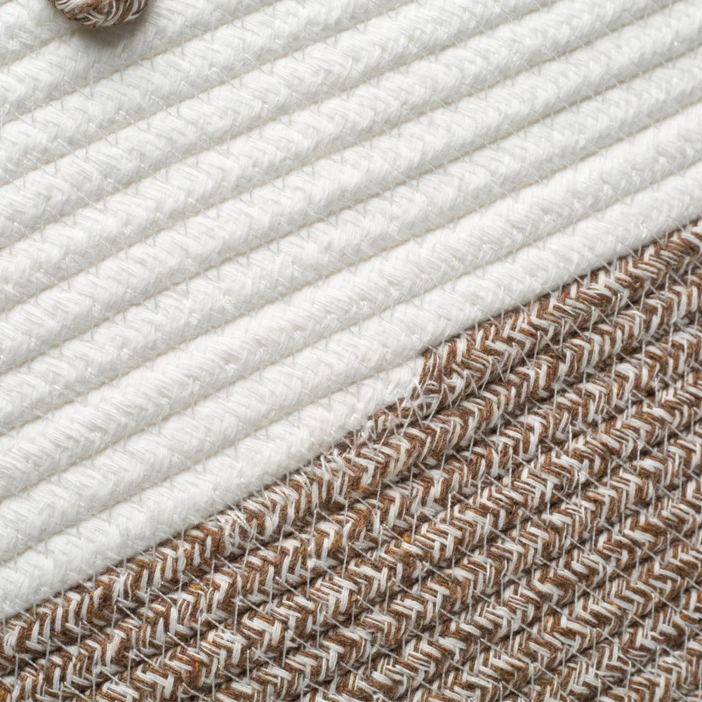 Корзина для хранения хлопковой веревки ежедневного корзина грязного белья детская ткань зонтик книги рубашки товары