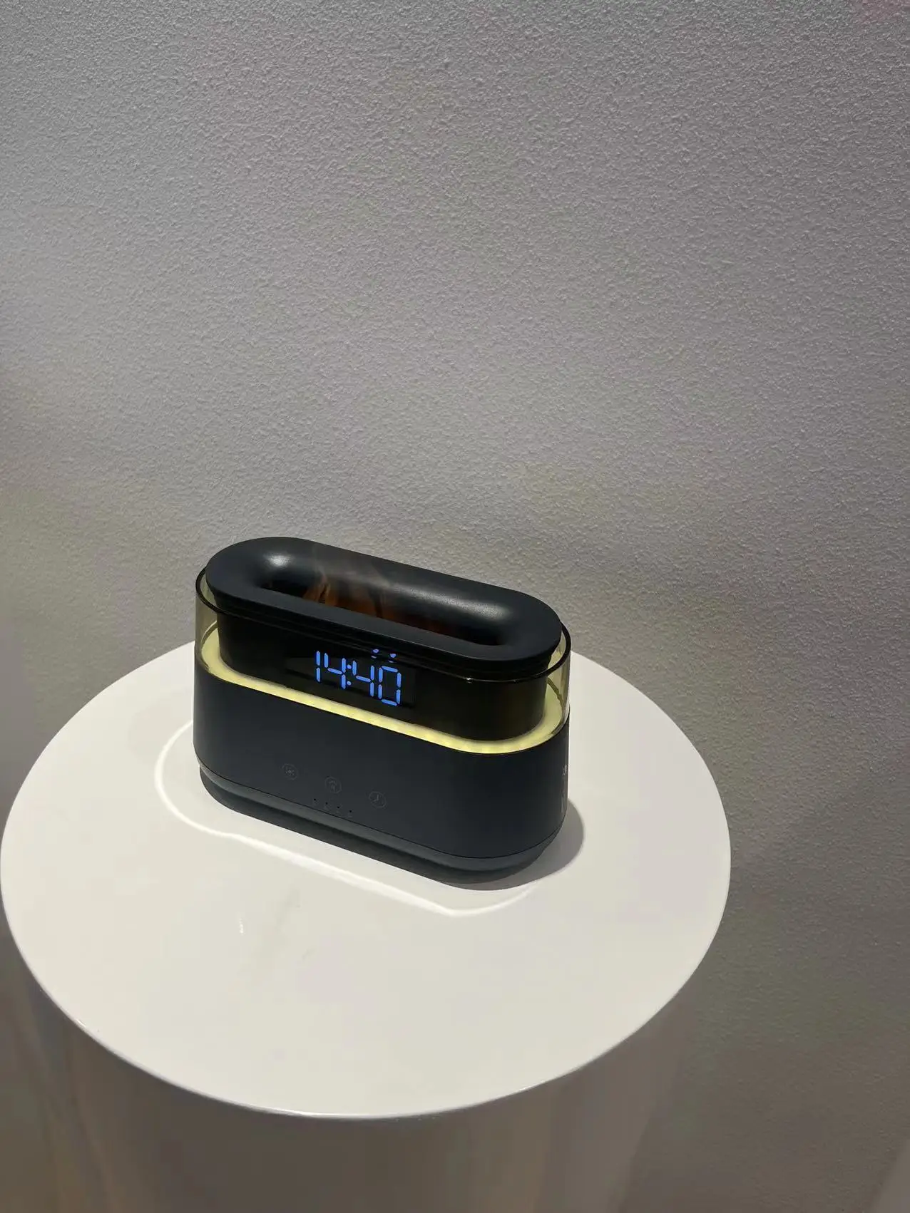 Умный диффузор для дома, диффузор для эфирных масел с 3D пламенным светом, диффузор для ароматерапии, увлажнитель