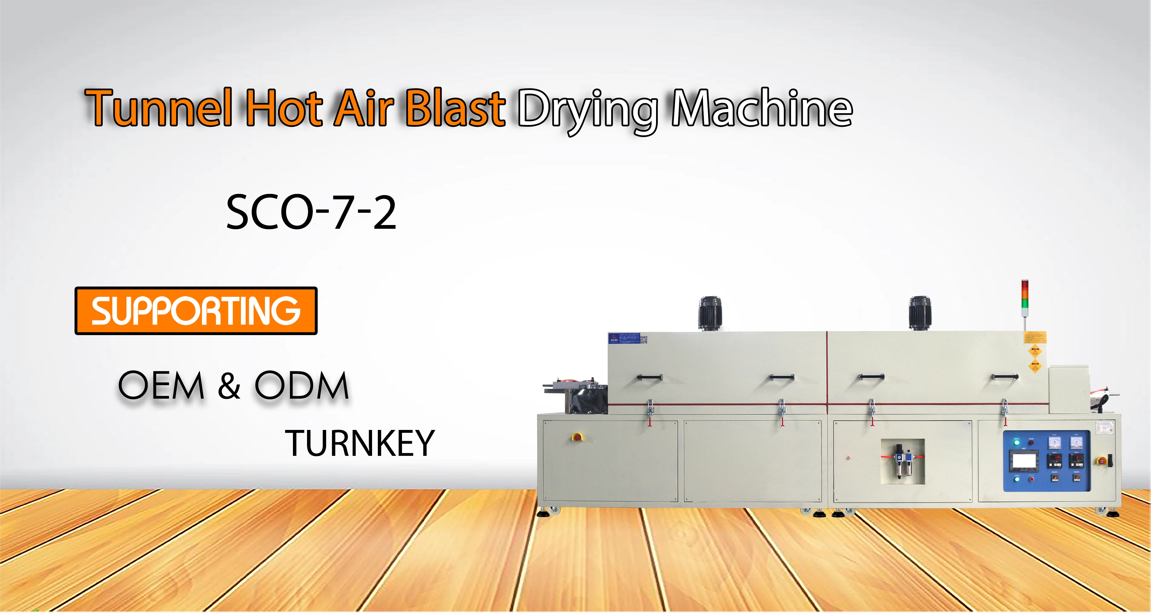 Industrial Conveyor Belt hot air Heating Tunnel Drying machine for LED UV tunnel drying
