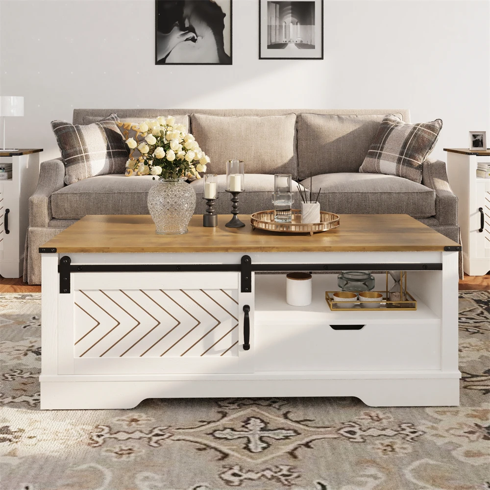 Wholesale Modern Small Coffee Table White Wood Living Room Sofa Side