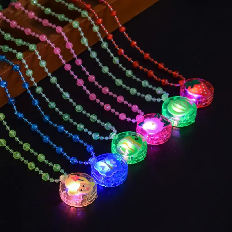 Light up Necklace Decoration Bracelets Led Children Gift Christmas Toys for Kids Girls