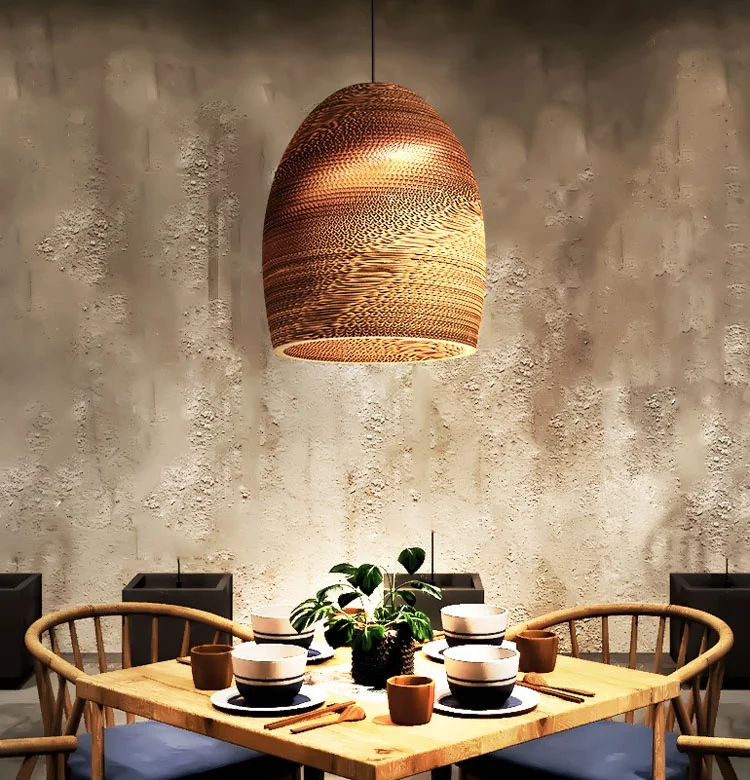 HITECDADヴィンテージ北欧デザイン段ボールシャンデリア