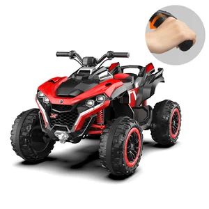 Newest 12V ATV Electric Children's Ride-on Car Hydraulic Shock Absorption for 8 to 13 Years Old Boy and Girl Plastic Material