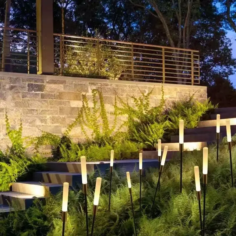 Best Quality Factory Direct IP54 Waterproof Solar DC 12V Powered 270 Beam Angle 1-Year Warranty Outdoor LED Reed Lighting