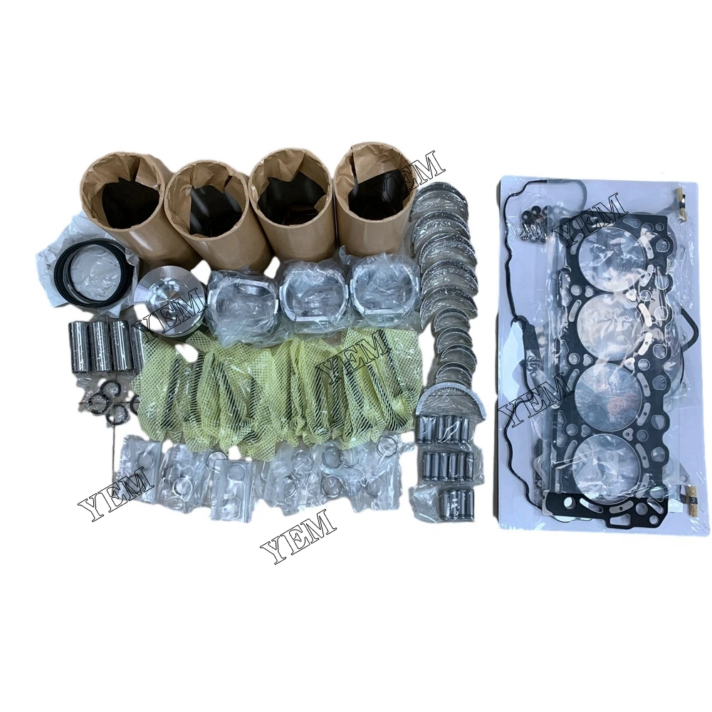 Overhaul Kit With Piston Rings Liner Bearing Valves Full Gasket Set Fit for Caterpillar C3.3 Excavator Diesel Engine