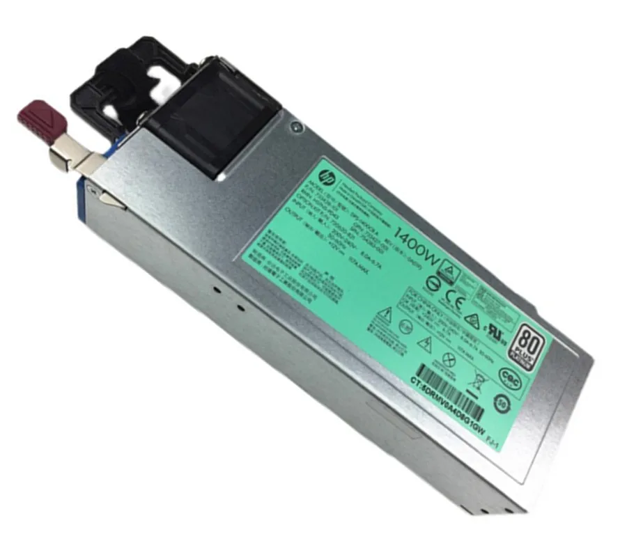 Хорошая цена 720620-B21 оригинальный HPE 1400 Вт Гибкий слот Платиновый плюс горячий штекер комплект питания 733427-001 для HPE сервера G9/G10