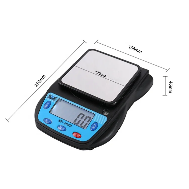 stafford SF-400Ｄ SF-400D Digital Laboratory Balance 600g x 0.01g - Battery Powered