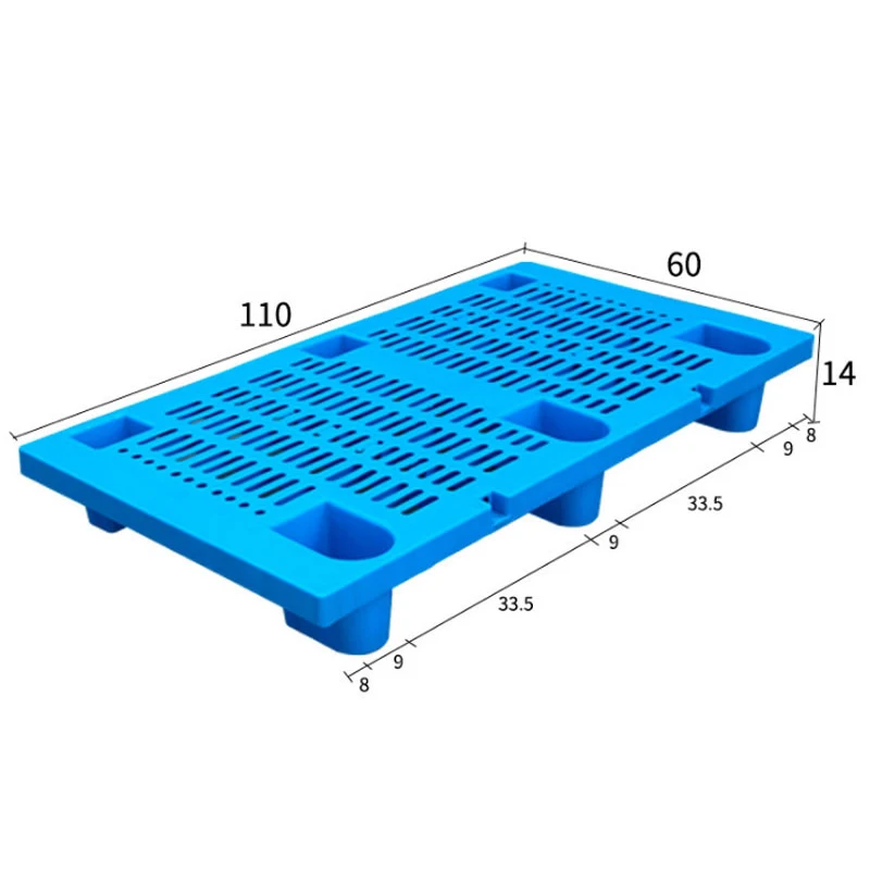 Light-duty mini 6 feet grid HDPE/PP 1006 plastic pallet 1000x600x140mm