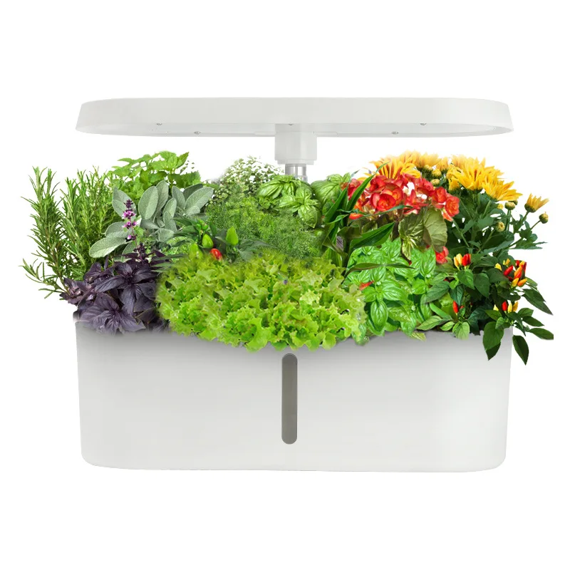 8 Pods Hydroponics Growing System Indoor Garden With LED Grow Light and Pod  Kit