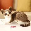 25cm grey cat