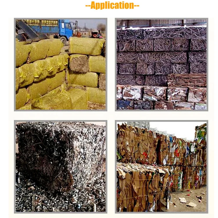 Vertical Recycling Compactor Automatic Aluminum Tin Can Baler Hydraulic Beer Cans Press Machine