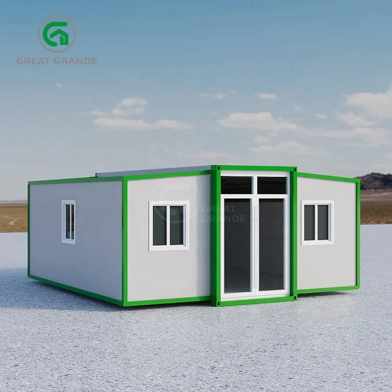 Green 20Ft 40Ft 2 Bedroom Luxury Villa Modern Extendable Container House Foldable Shipping Container Homes Australia