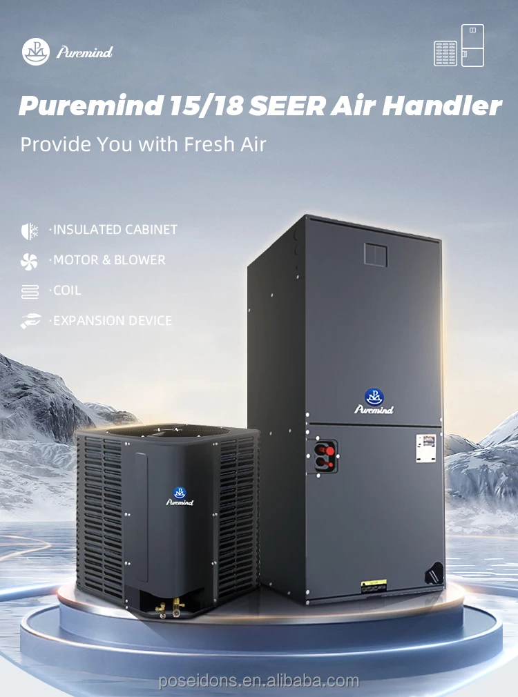 Puremind High Efficiency Home Use 18 Seer 3ton 4ton 5ton Inverter Heat