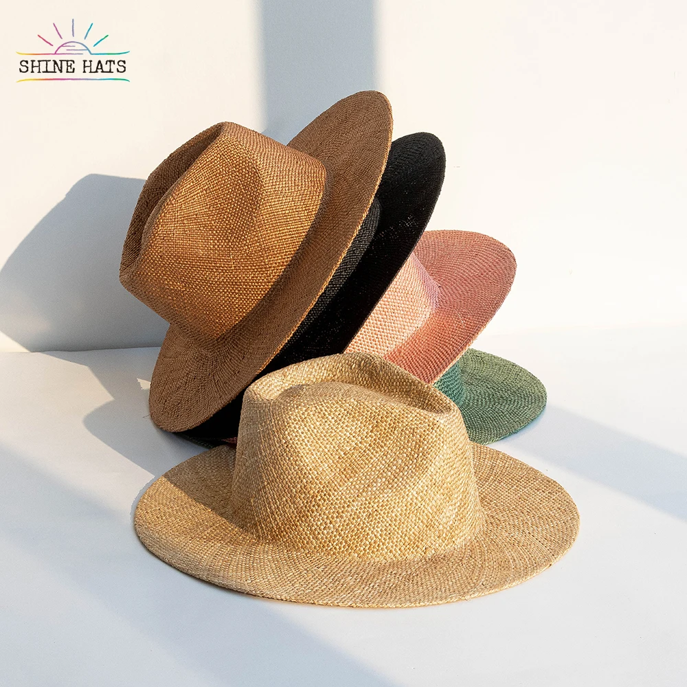 Shinehats 2024 Oem Wide Brim Custom Chapeau Women Fedora Sun Beach ...