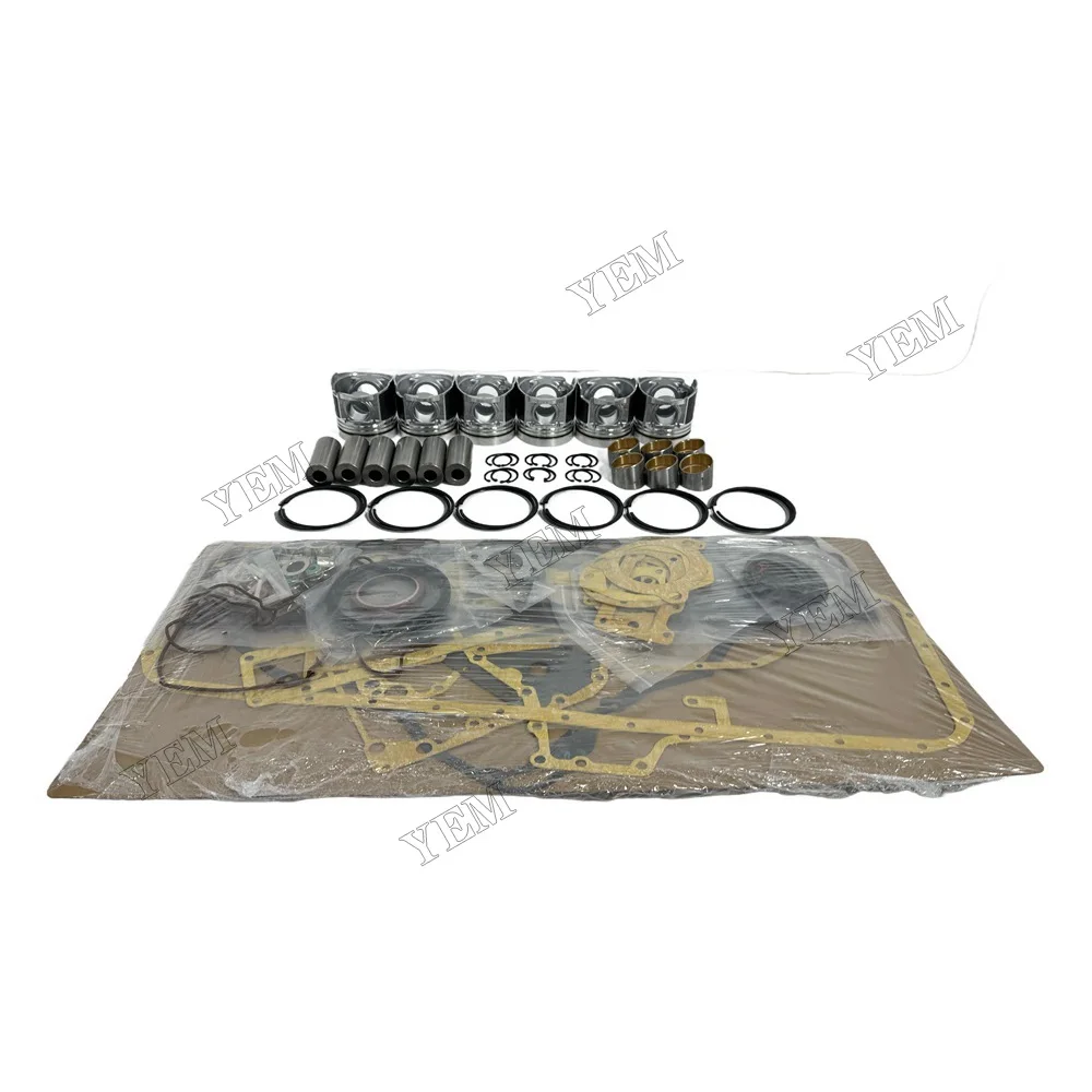 Overhaul Kit With Piston Rings Full Gasket Set Fit for Hino W06D Engine Parts 4