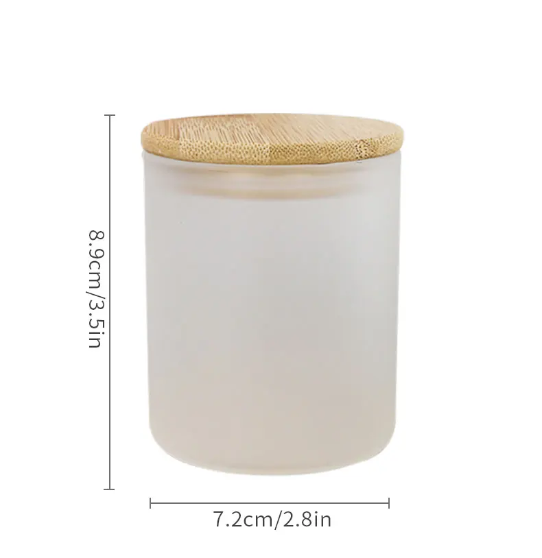 Agh 6oz Wholesale Custom Thick Sublimation Frosted Clear Luxury Glass