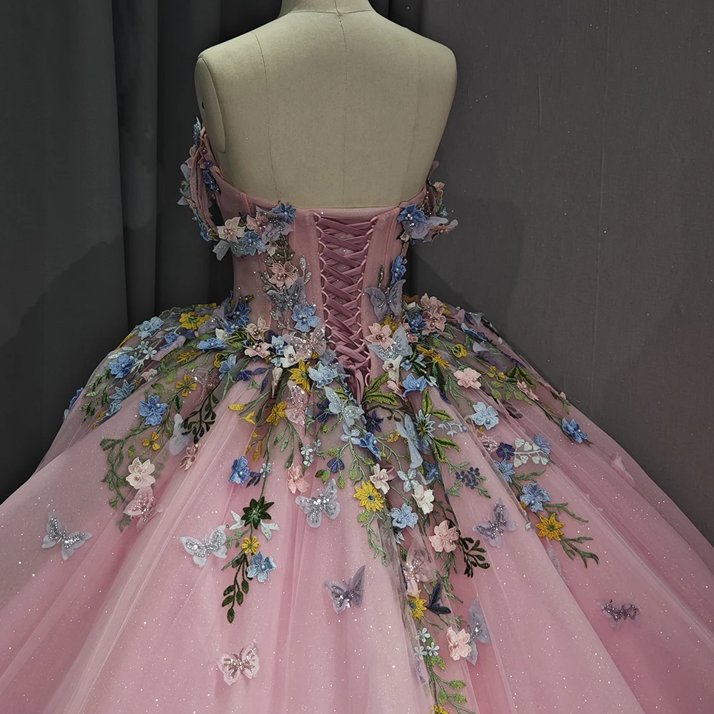 Shop Classic Quinceanera Dresses 2024 Ball Gown Appliques Lace Up