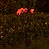 Halloween (luz solar de globo ocular) rojo 6 cabezas