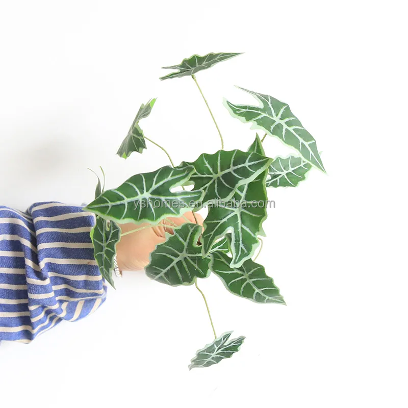 Искусственные листья искусственные бамбука и Таро украшение для дома растение бонсай растения