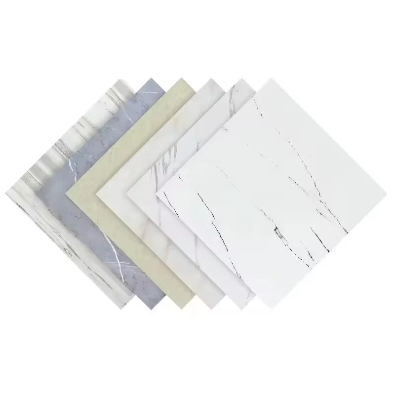 Luxury LVT Vinyl SPC PVC Stone Carpet Tile Luxury Plastic Composite Decor Floor Sticker Tiles for Garage Adhesion Wood Flooring