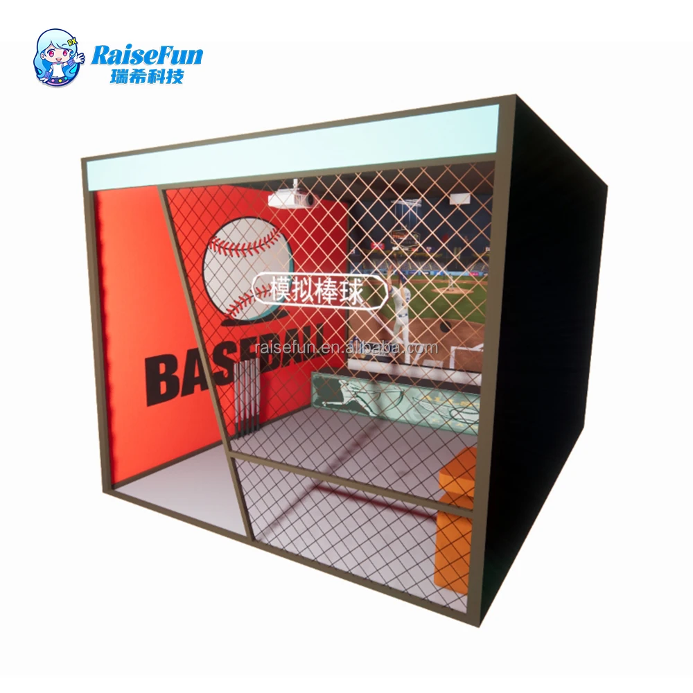 Latest Interactive Baseball Game Machine Indoor Sports Entertainment Equipment Digital Motion Reality Sport for Arcade Park