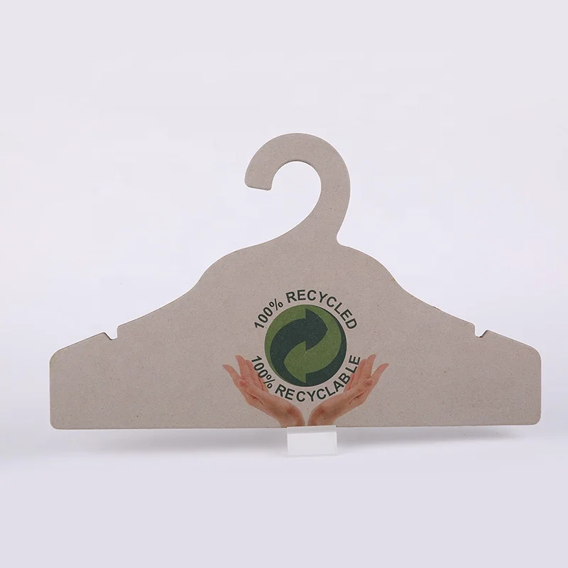 FSC Recycled Paper  40cm Strong Cardboard Adult Bottom Hanger for Coat Display