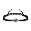 1 eye alloy black rope