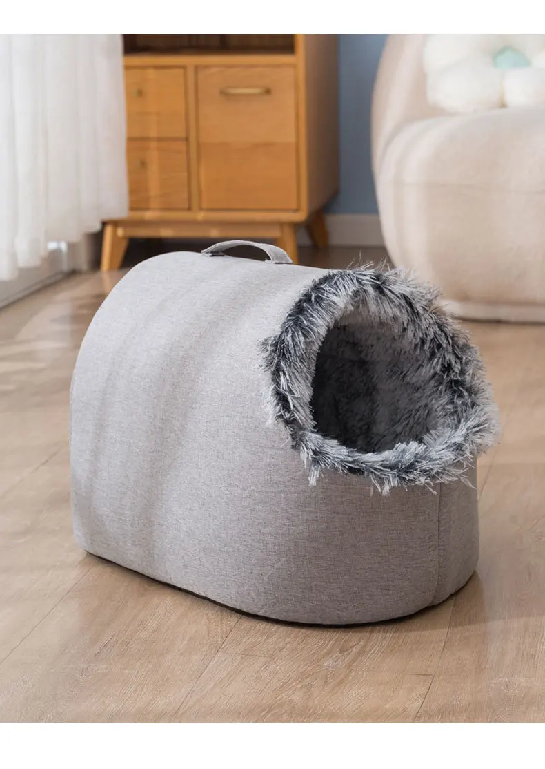 Winter Warm Cat Bed Soft Cozy Comfortable Cat Bed Cushion House Cloth