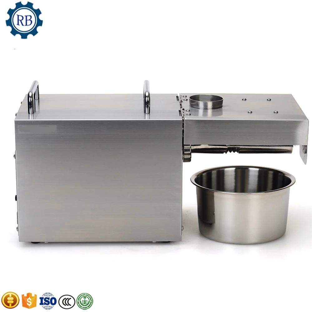 Home Oil Extraction Machine Commercial Seed Cold Oil Press Machine Olive for Small Business Motor Hot Product Provided 220v