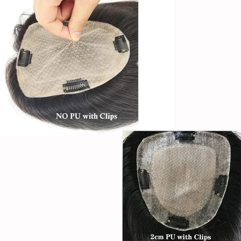 15x16cm Virgin Human Hair Silk Base Topper Body Wave For Women_voghion.com