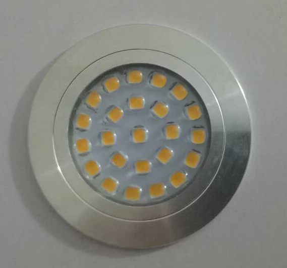 12V LED Mini Cabinet Puck Light Recessed Closet Wardrobe Puck Light