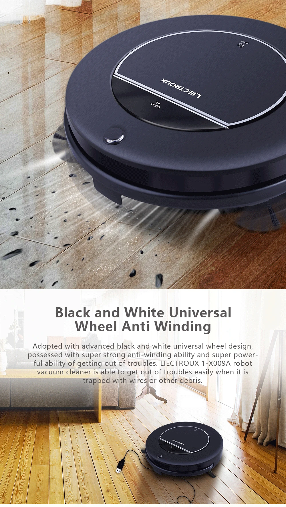 liectroux robot 1 x009a robot vacuum cleaner