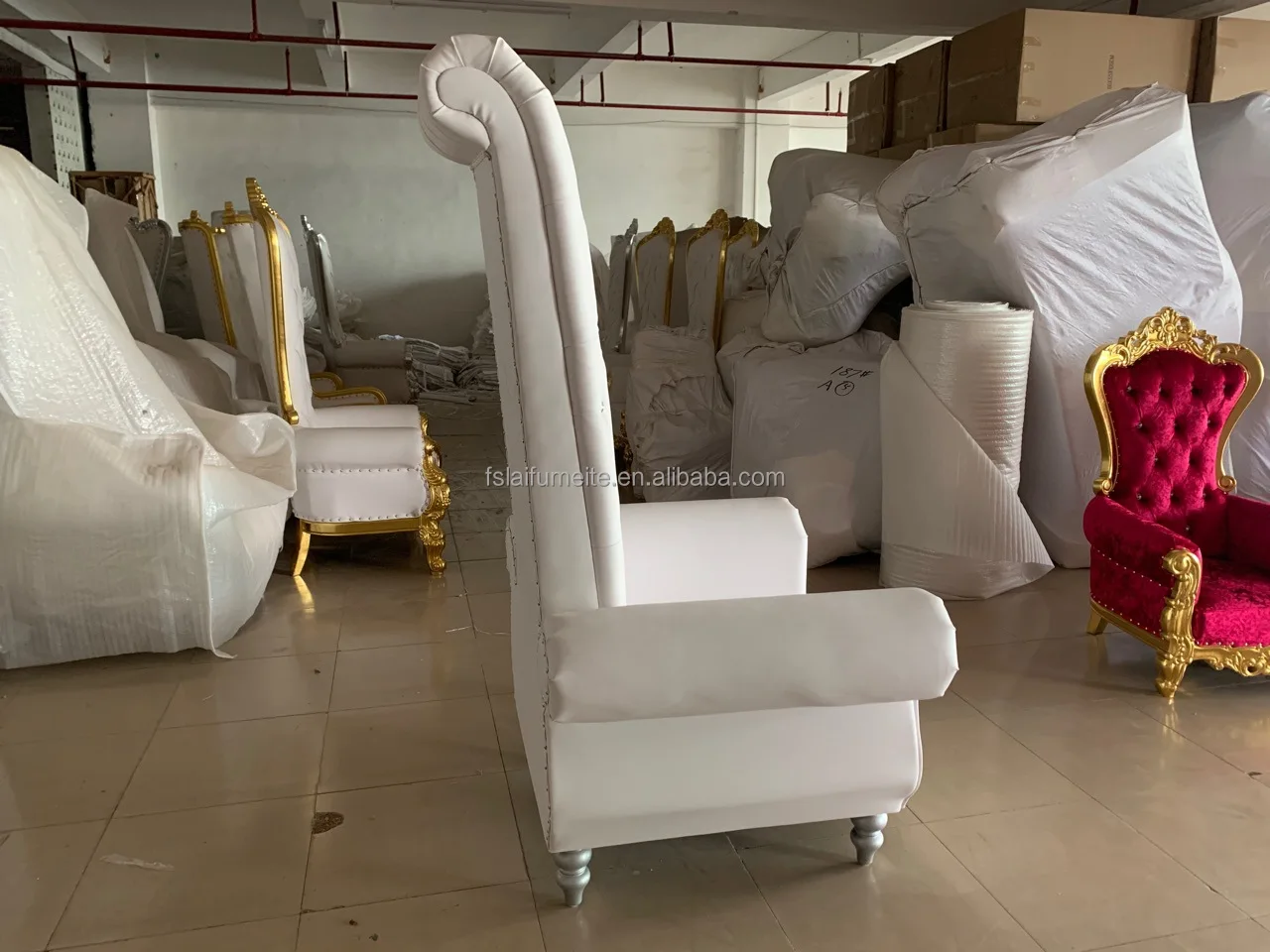 Wholesale Chinese King Throne Chair And Queen Chair Rental,Princess Throne Chair For Sale,Luxury