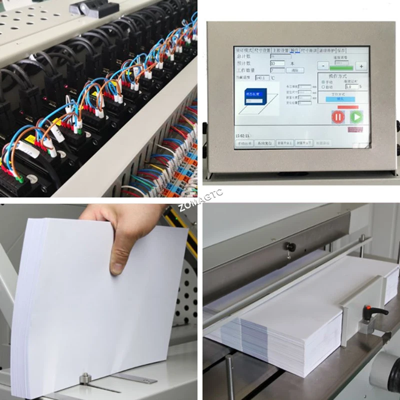 Professional Perfect Book Printing Binding Machine Binding Machine Books Hot Melt Glue Book Binding Machine