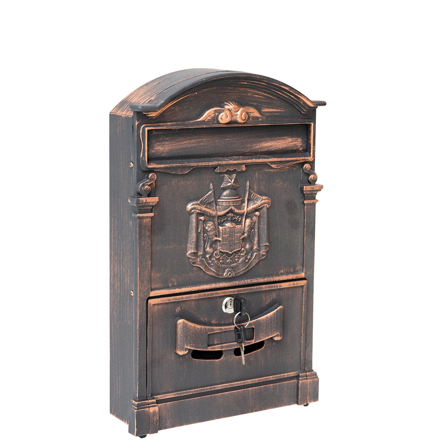Wall Mounted Residential Mailbox Customized Outdoor Cast Iron Mailbox Aluminum Mailbox Post Box Mail Boxes
