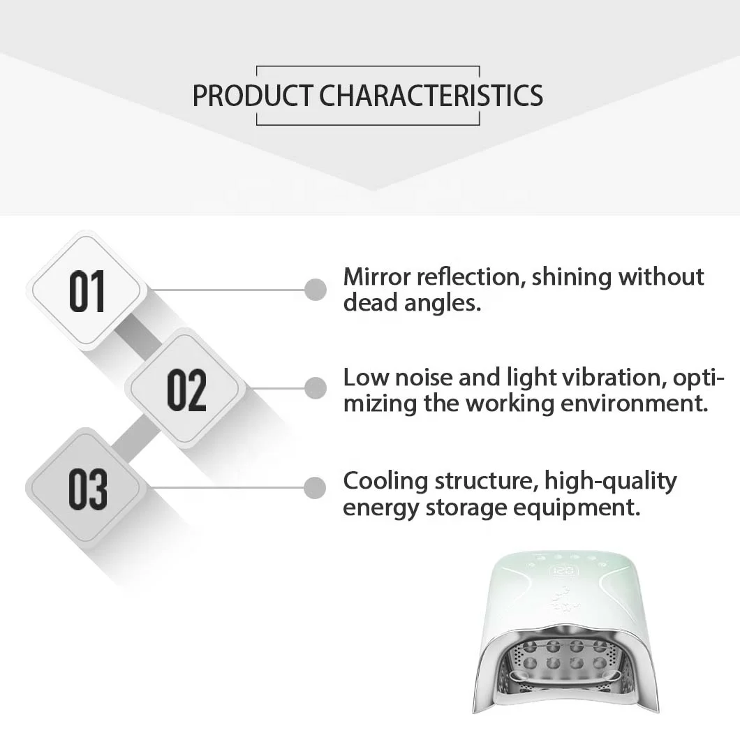 OEM High Power 115W Professional Nail Polish Gel Dryer Fast Curing Ultraviolet Light Rechargeable Nail Salon UV LED Lamp supplier