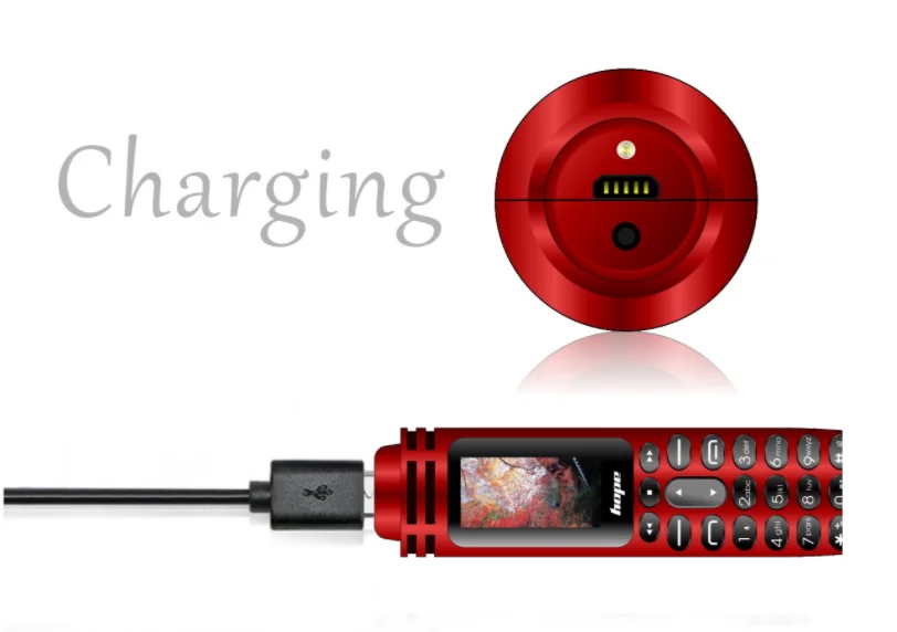 Smart Digital Pen With Phone Camera Customized Logo Office Black Red