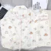 Set 3 pezzi per cani in cotone bianco Cloud