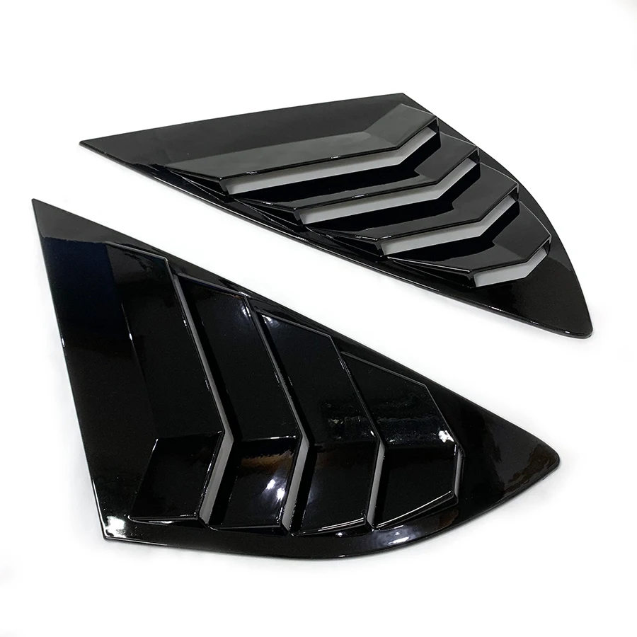 product tiypeor rear side vent window shutter covers for ford mondeo 2013   2018   car window scoop louvers accessories-7