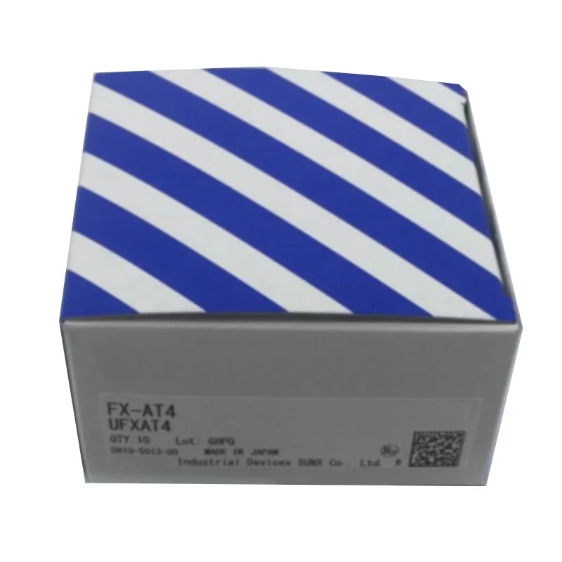 New Original FX‑AT4 Fiber Optic Sensor Amplifier, FX SeriesUsed for signal amplification and detection with fiber optic sensors in industrial automation. It features high‑sensitivity adjustment, fast response speed and stable signal output.
