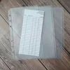 Enveloppe Zipless à poche simple clair givré