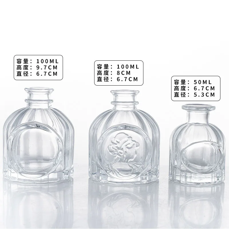 luxury wholesale custom reed diffusers bottle 150ml empty glass diffuser bottle-14
