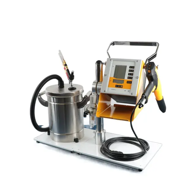 portable manual small electrostatic powder coating gun system machine machinery for tires rims price